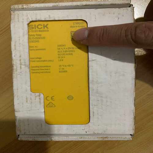 （洋洋设备）德国SICK继电器RLY3-OSSD100库存未拆封，实