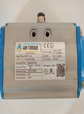 空气扭矩AT201UDAF05F07-N-17DEGO气动执行器EGO执行器