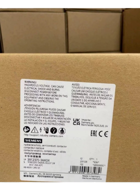 议价3RF2370-3AA04单相 3RF2 半导体接触器3RF2370-3AA04