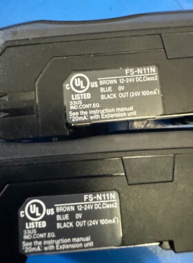 基恩士光纤放大器FSN11N两个FSN12N四个实实