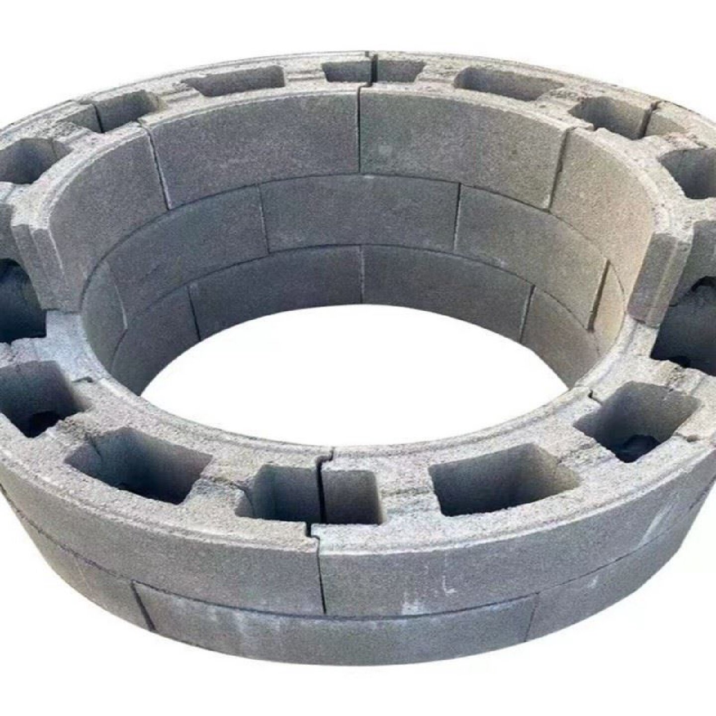 井壁砖模块砖管道壁砖井砌块混凝土模块砖模块检查井弧形井壁砖