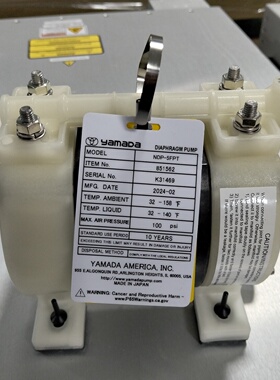 YAMADA雅马达隔膜泵，型号NDP-5FPT，20议价