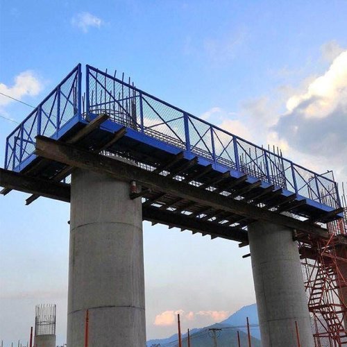 安全爬梯施工安全梯笼安全爬梯梯笼桥梁施工盖梁平台墩柱平台