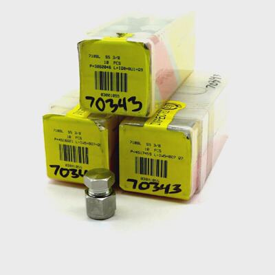 New Lot Of 29 HAMLET 7108L SS 38 Stainless Steel Fittings