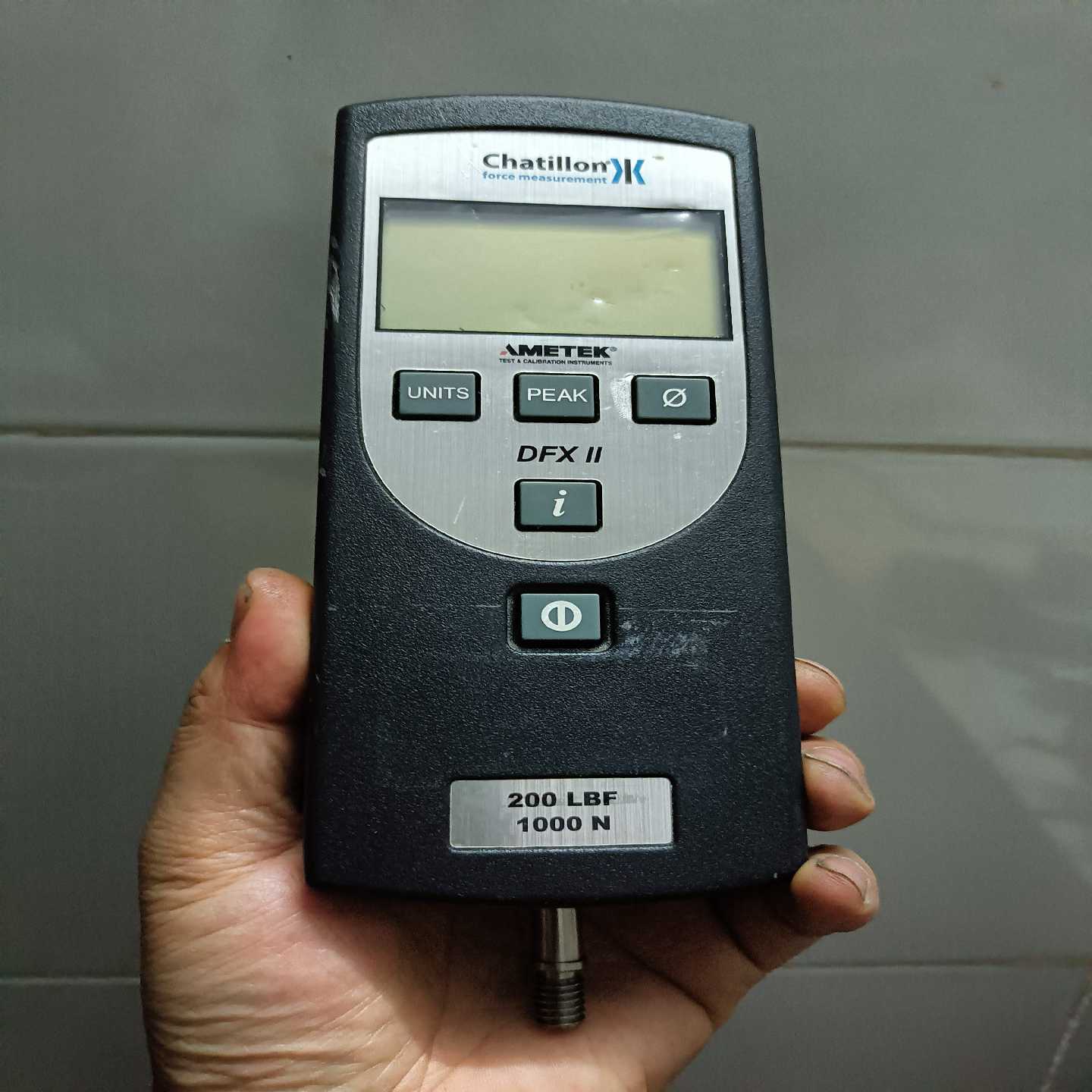 【请询价】美国数显测力计推拉力计英制DFX2-100-050-200L
