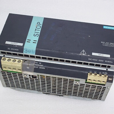 西门子6EP14373BA00SITOP模块化电源供应40A3PH