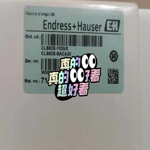 【议价】 E+H电导率探头 CLS82E-BACA30喜欢可拍