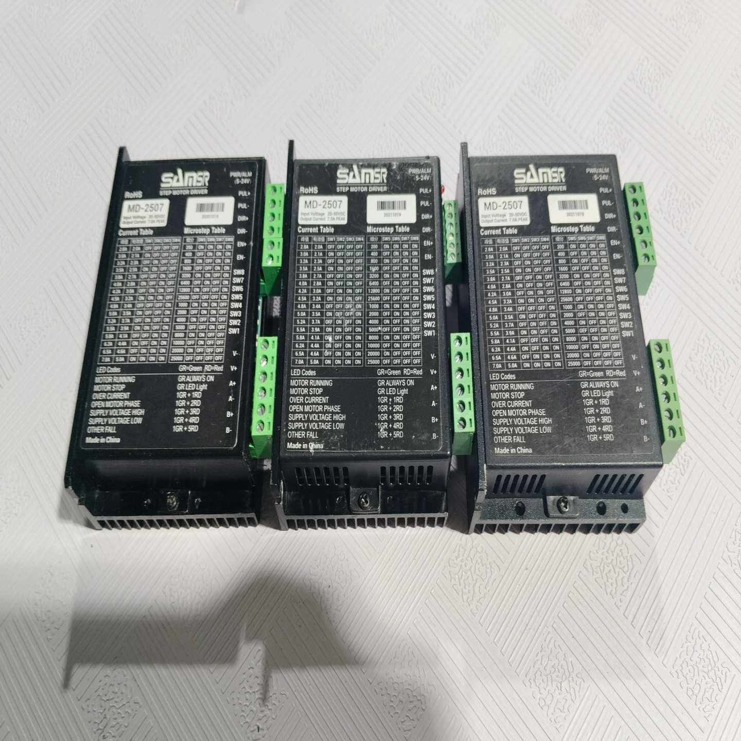 山社SAMSR步进驱动器MD-2507，输入电压20-50V--议价商品