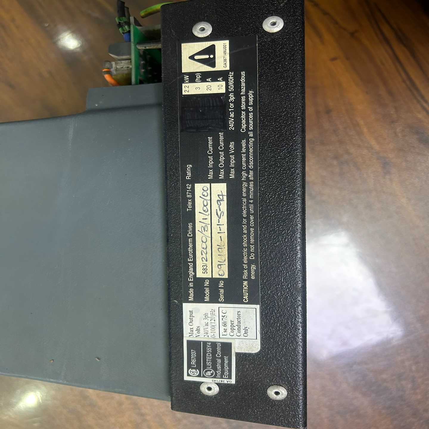 议价欧陆派克调速器进口原装现货型号583功率2.2KW拆机包好