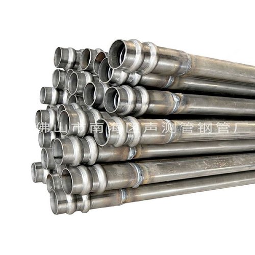 声测管厂家铁路桥梁桩基超声波液压钳压式灌注桩检测管505457mm