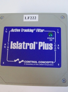 CONTROL CONCEPTS IC107 ACTIVE TRACKING FILTER ISLATROL PLUS