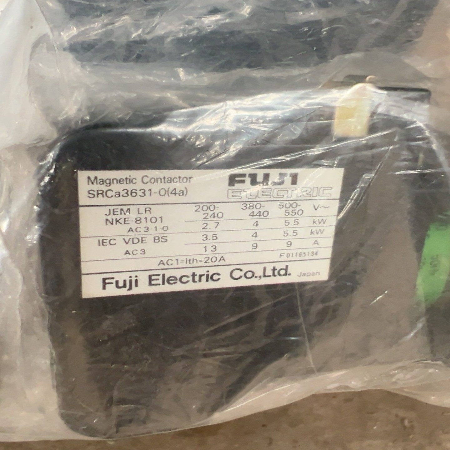 【请询价】全新富士FUJI交流接触器 SRCa3631-04a 日