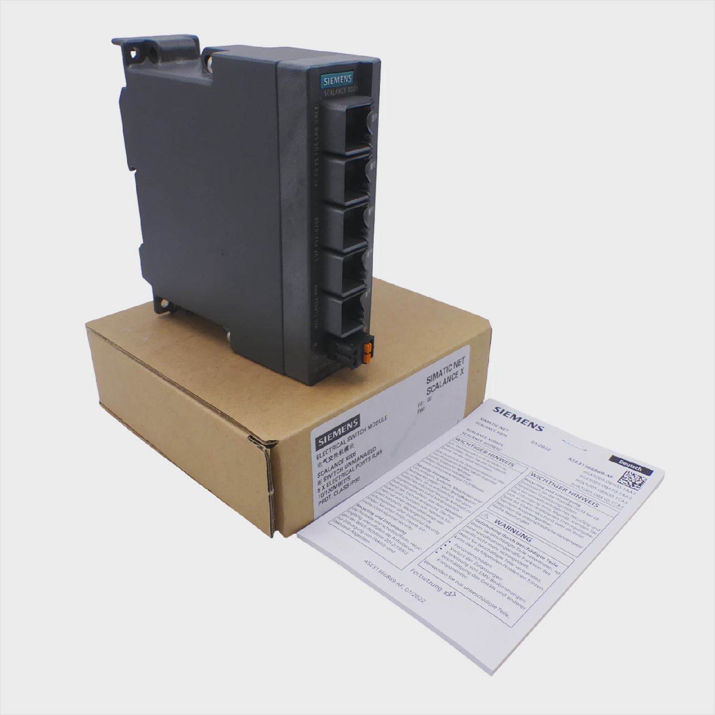 SIEMENS SCALANCE 6GK50050BA101AA3 IE Entry Level Switch FS02