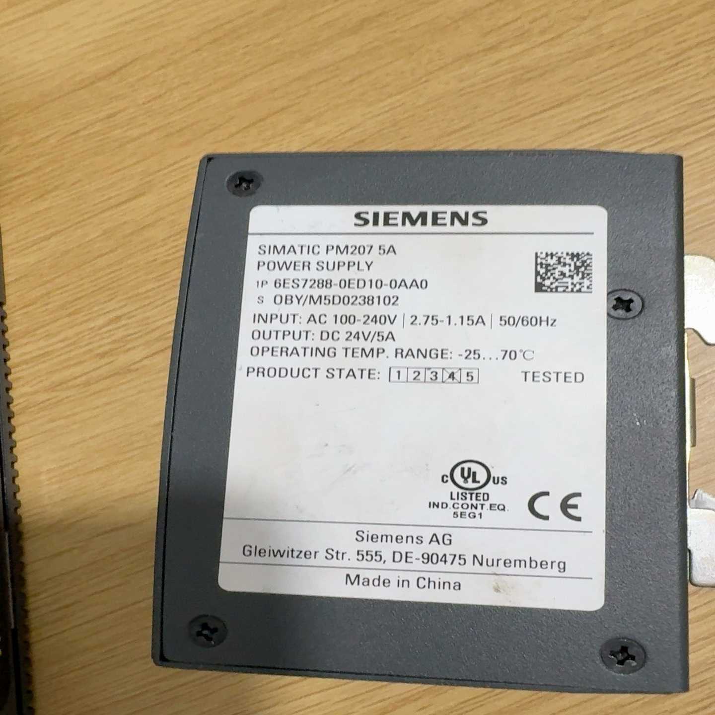 西门子电源6ES7288-0ED10-0AA0实物拍摄-议价