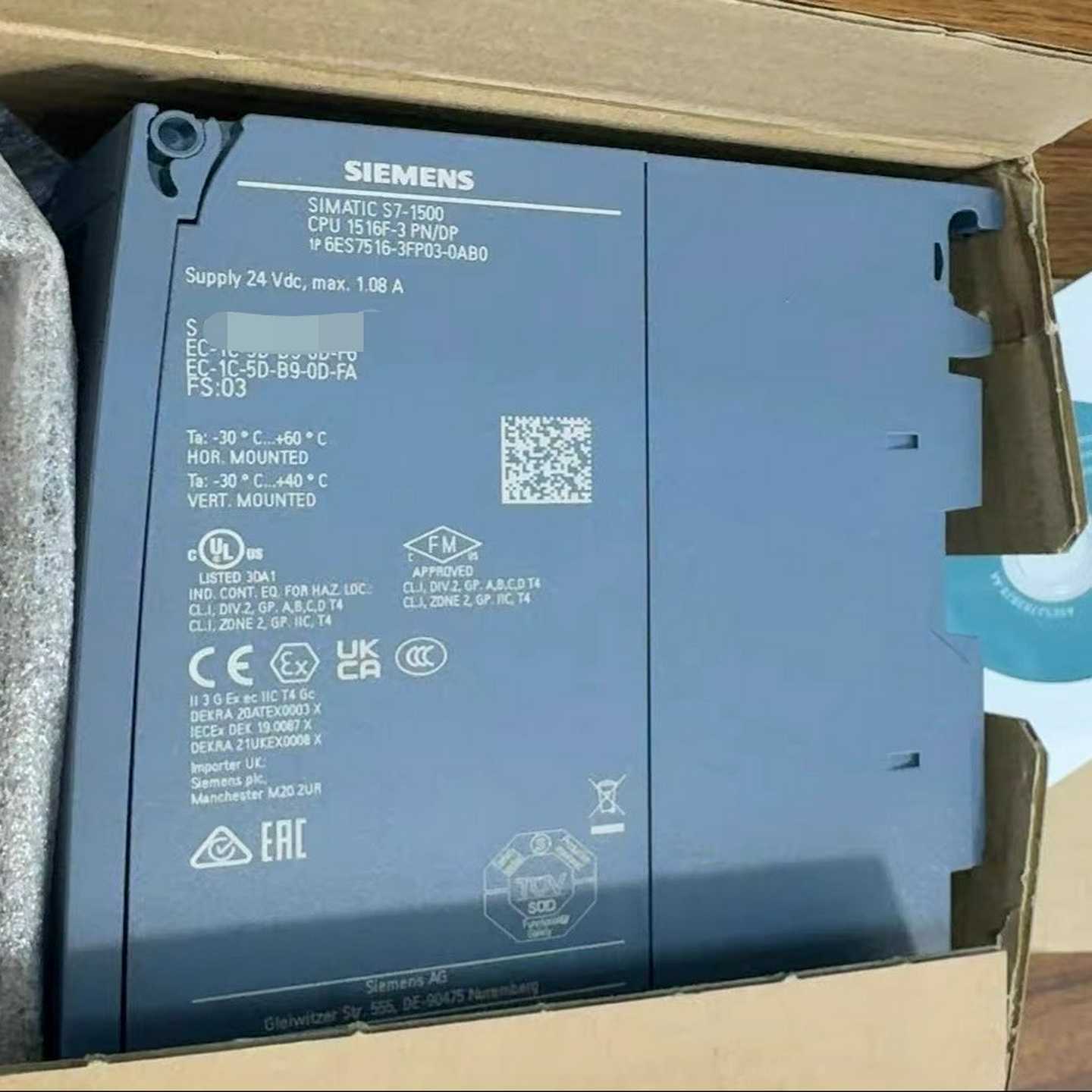6ES7516-3FP03-0AB0西门子裸机99新，测试-询价客服