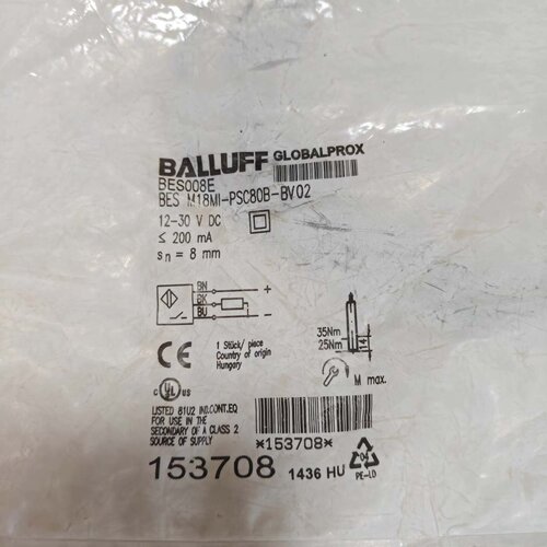 询-巴鲁夫接近开关BES008EBESM18MIPSC80