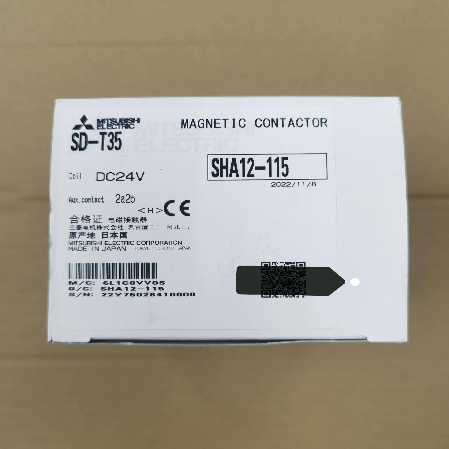 三菱电磁接触器SD-T35DC24V，全新原装正品，数量
