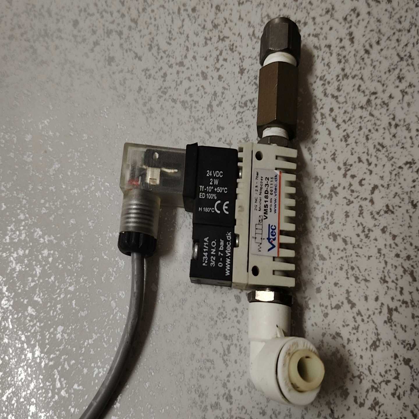 韩国原装VTEC威泰克多级真空电磁阀，型号VMS18D-3---议价商品