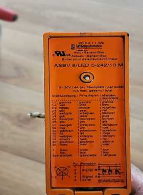 议价原装隆堡连机器ASBV 8/LED 5-242/10M