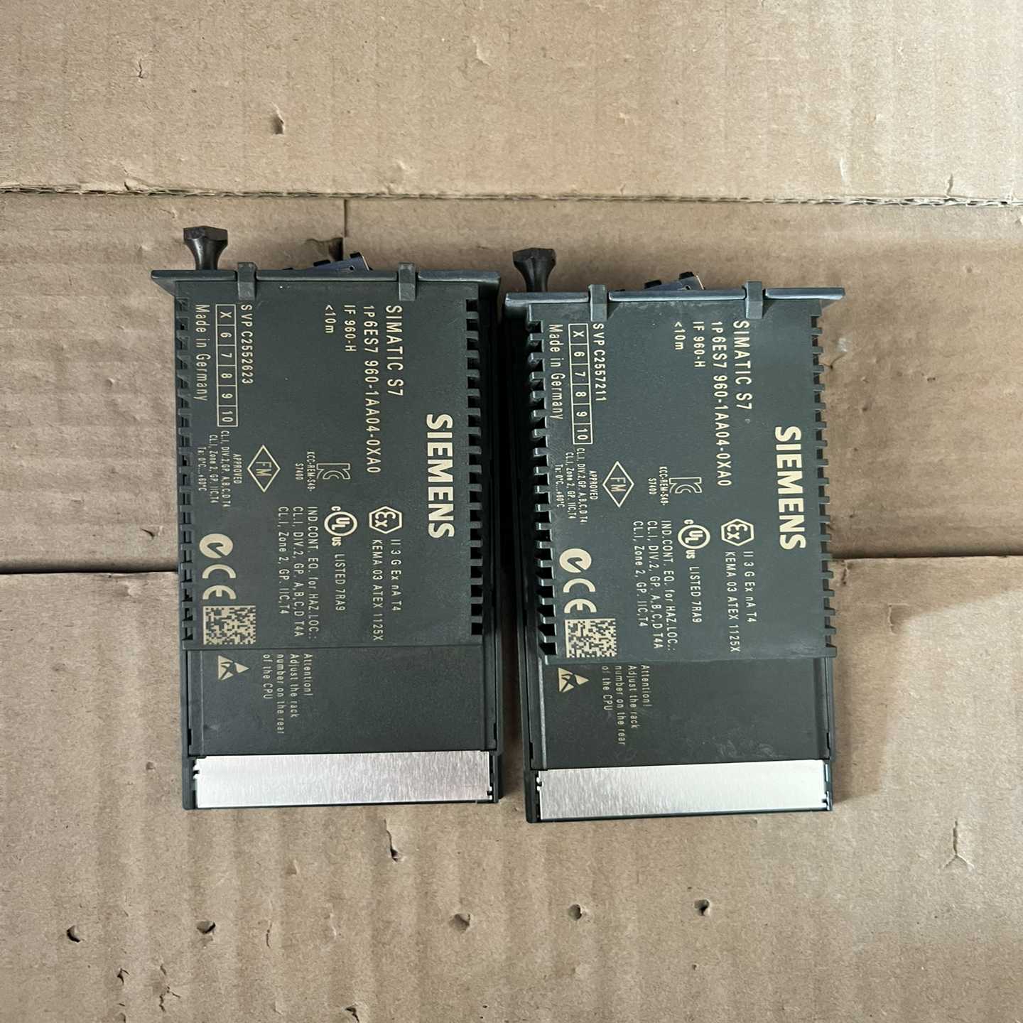 询价960-1AA04-0XA0拆机西门子400CPU同步光纤卡