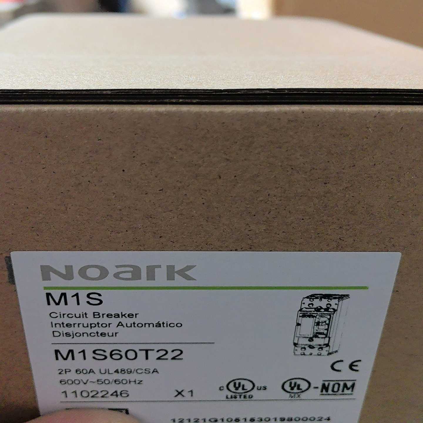 诺雅克M1S60T22塑壳断路器60A2P询价