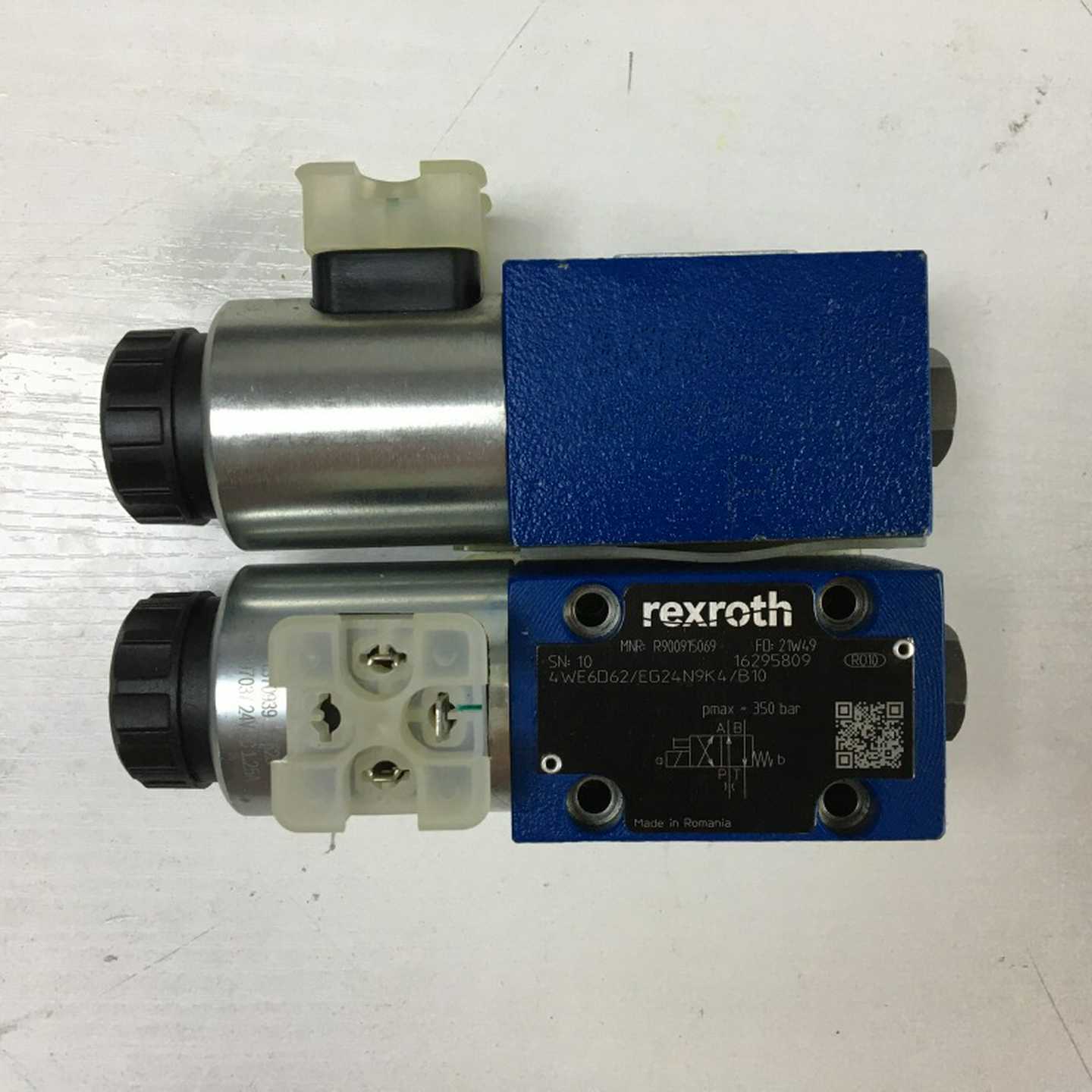 REXROTH 液压方向阀R900915069 4WE6D6X/EG24N9K4B10比