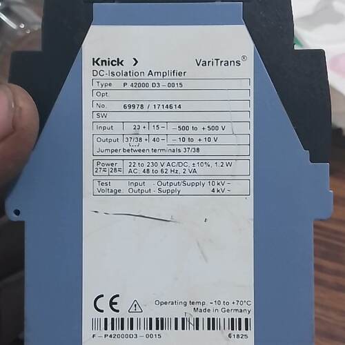 询价-德国kck科伲可隔离放大器P42000D3下来的