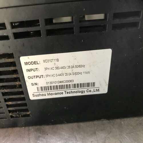 咨询-汇川变频器MD310T11B，没有盖子功能正常11KW/38