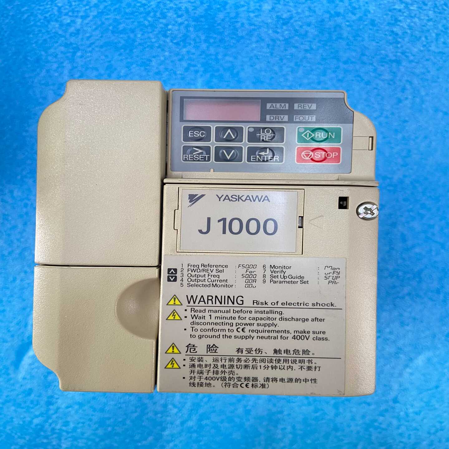 CIMR-JB4A0005BBA，安川J1000系列变频器，（零零电子）