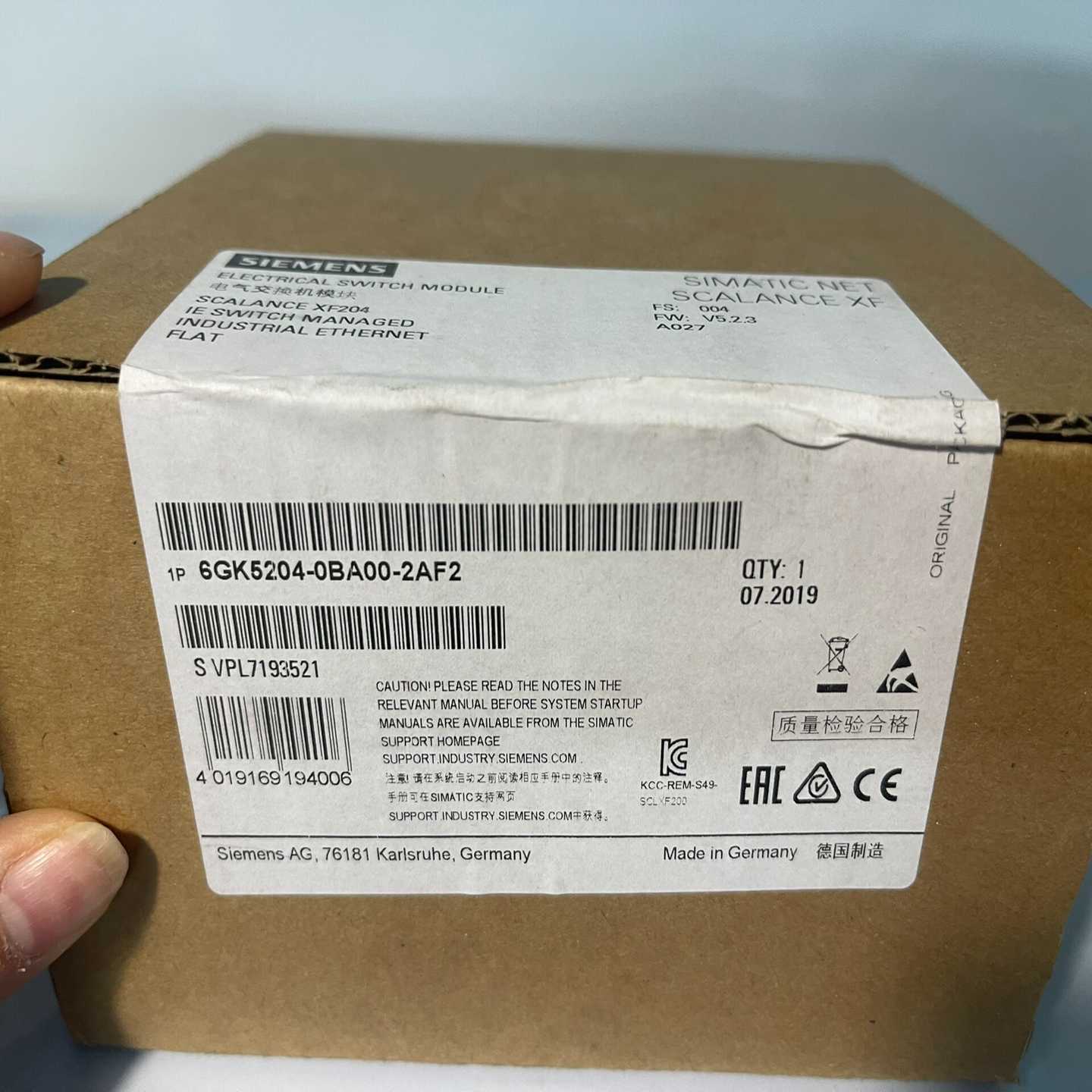 1P6GK5204-0BA00-2AF2XF204电询价