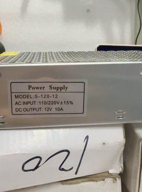 全新电源S1201212V10A壳有点烂有点灰尘议价