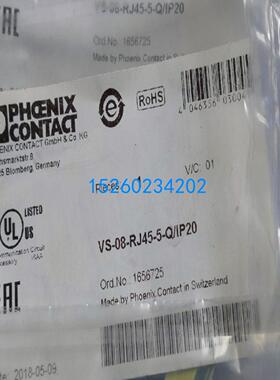 全新 正品 接头 VS-08-RJ45-5-Q/IP20 订货 1417016