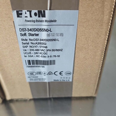 议价产品EATON穆勒软启动器DS7340SX055N议价