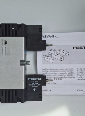 FestoVSVA546706SolenoidValve5/3WayExhaustCenterDoub