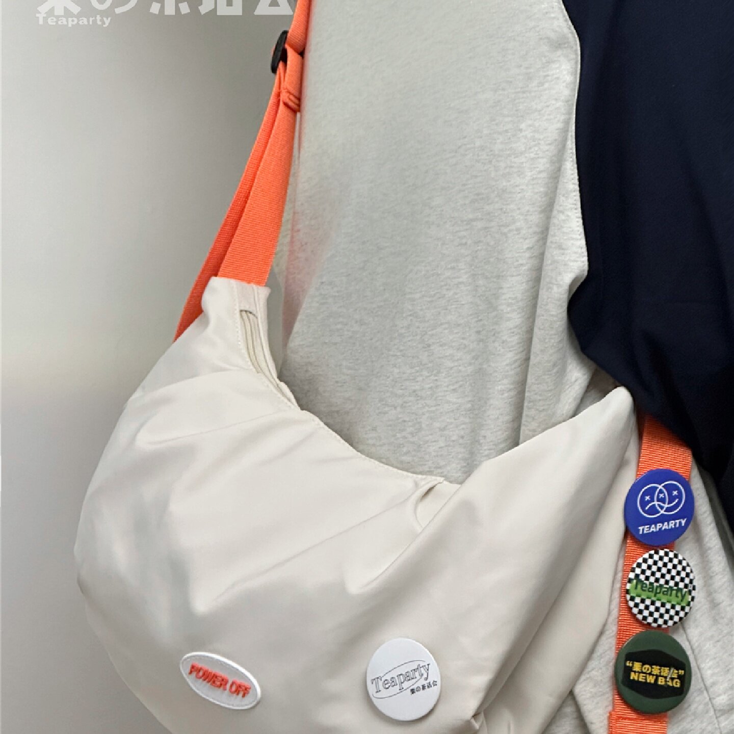 日系ins风潮牌饺子包男女通用大学生运动休闲单肩斜挎包