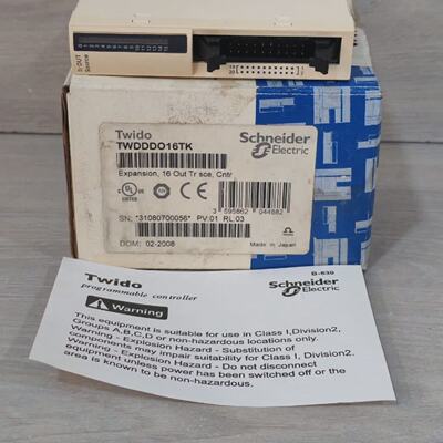 Schneider Electric TWIDO TWDDDO16TK EXPANSION MODULE 16 OUT