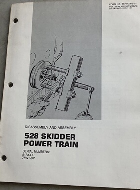 CAT SENR737501 528 SKIDDER POWER TRAIN MANUAL B303