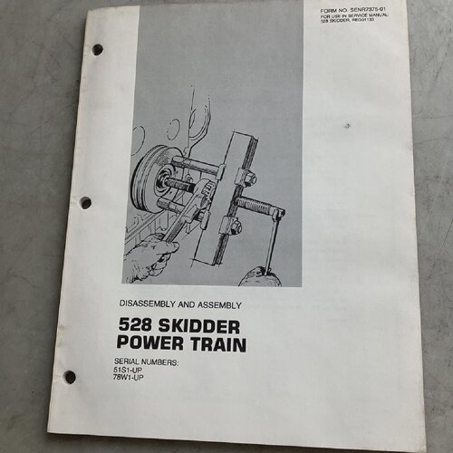CAT SENR737501 528 SKIDDER POWER TRAIN MANUAL B303