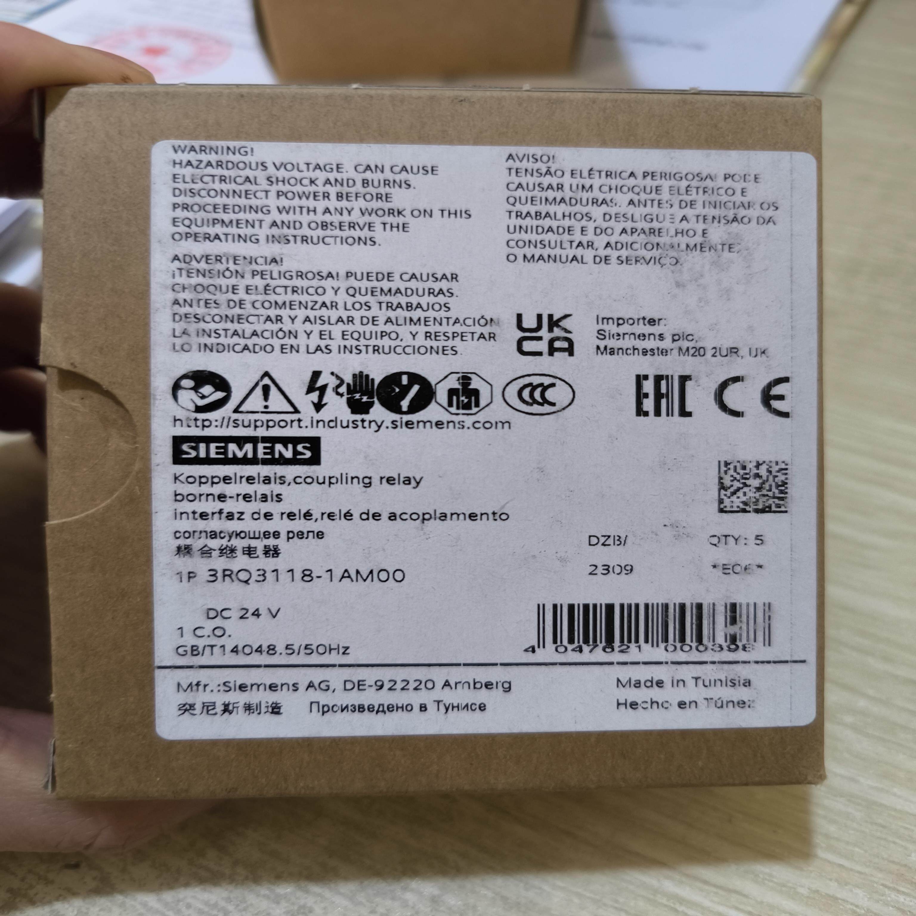 3RQ3118-1AM00西门子继电器全新原装正品现货包邮