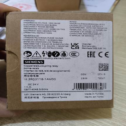 3RQ3118-1AM00西门子继电器全新原装正品现货包邮