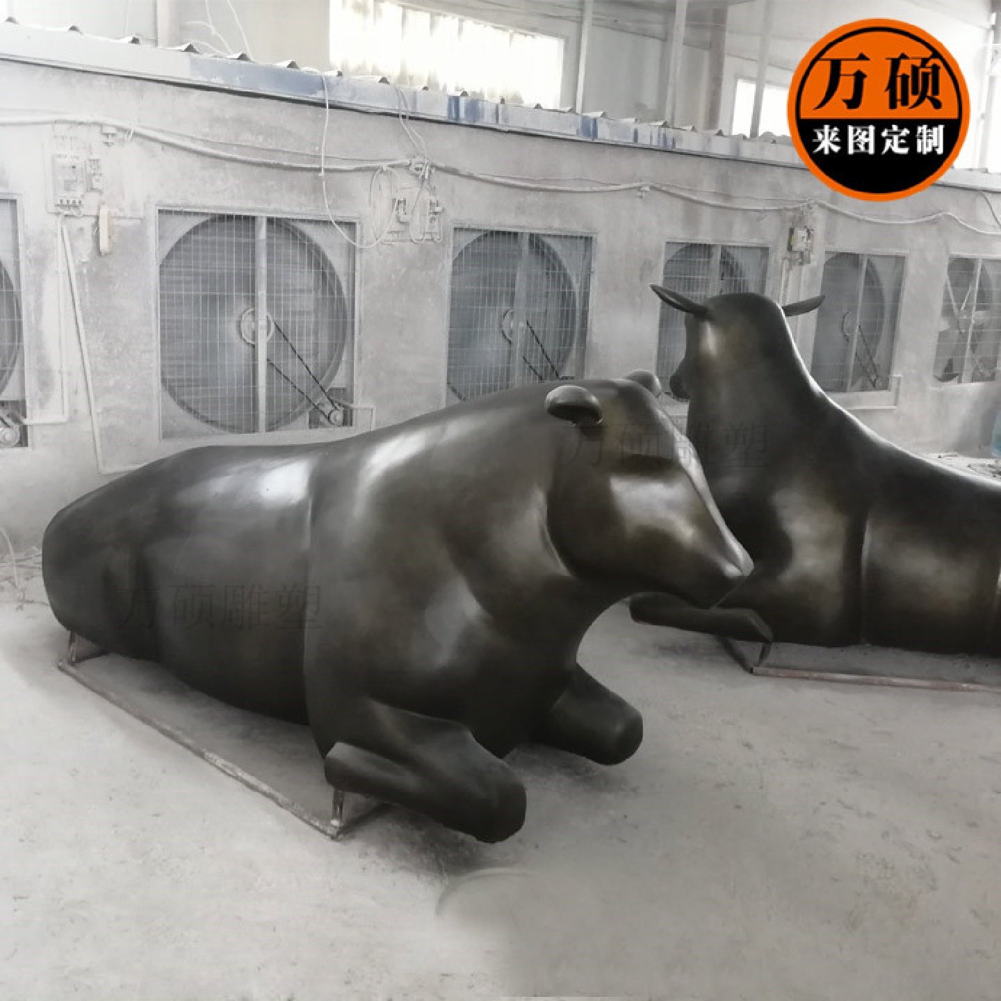 厂家制作玻璃钢仿铜牛雕塑景区绿地玻璃钢景观动物雕塑装饰小品,服饰配件/皮带/帽子/围巾,DIY编织材料包,淘宝优惠券,粉丝福利购,淘宝优惠卷