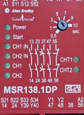 Allen Bradley MSR138.1DP 440RM23088 Guardmaster Safety Relay