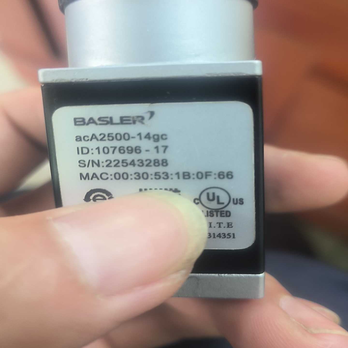 询价-BASLER,acA2500一14gm,acA4600-7g