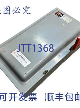 供应Cutler-HammerDH362N重型安全开关60安培600VAC大4线