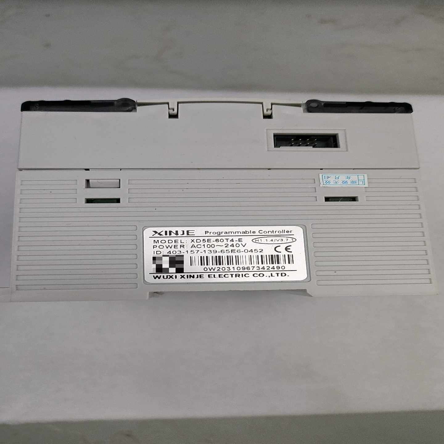 信捷PLC可编程控制器XD5E-60T4-E，二手拆机，成色