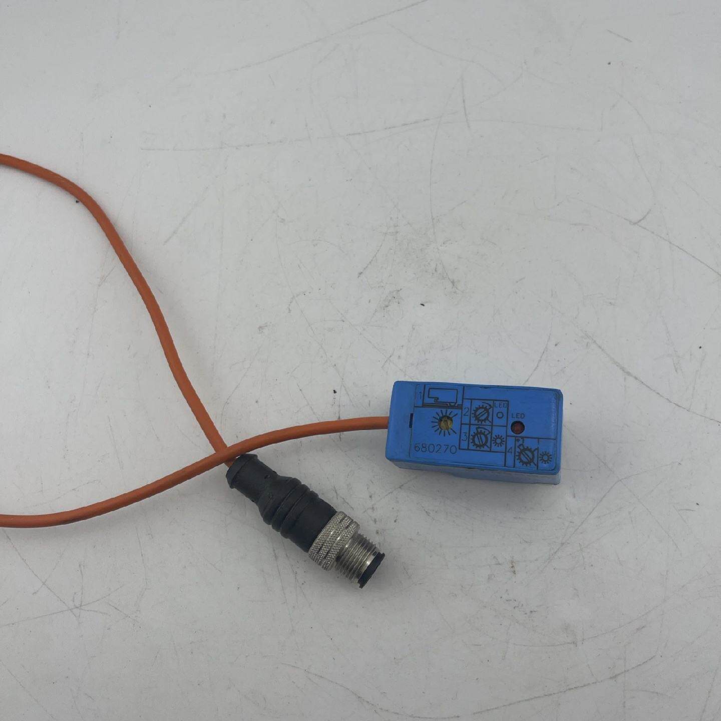 HERMA FS01 680270 LABEL SENSOR WITH CONNECTOR USED  WORKING