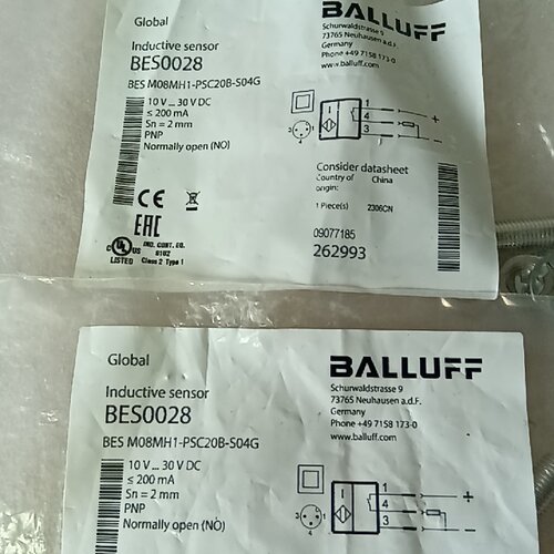 溢价-巴鲁夫BALLUFF接近开关型号BESM08MH1PS