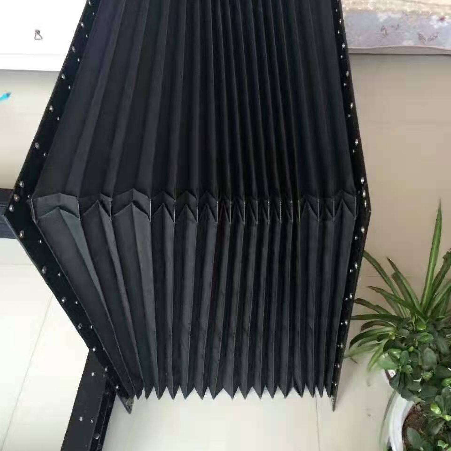 机床导轨风琴防护罩折叠耐火阻燃柔性伸缩式防尘罩铠甲防尘罩