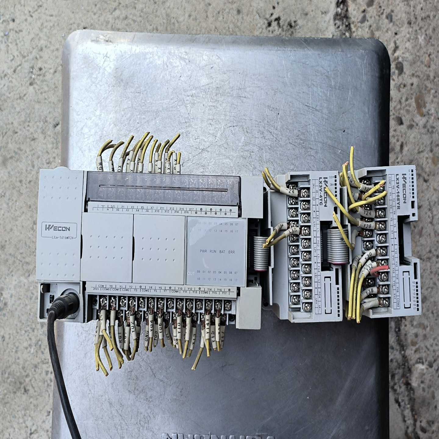 议价拆机一组为空plc模块LX3V-1616MR2H-A一组