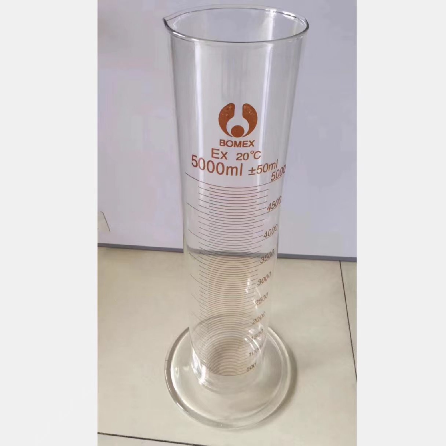 5L量筒5000ml刻度量杯耐酸耐碱